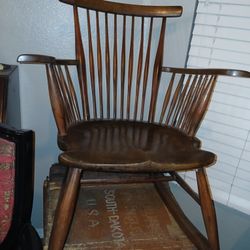 Antique Wooden Rocking Chair 