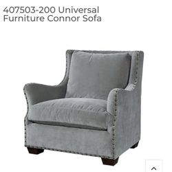 2 Universal Brand Curated Connor Chairs With Down And Nailhead