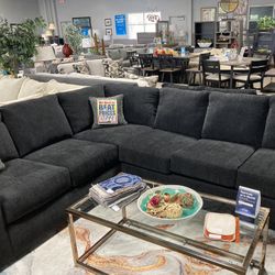 Modern Black Sectional Sofa $1699🥰🖤