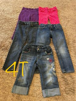 Winter/fall Girl Jeans, pants Size 4T