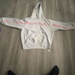 supreme hoodie size small 