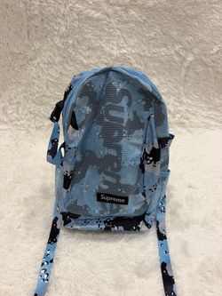 Supreme Mesh Backpack Blue Camo
