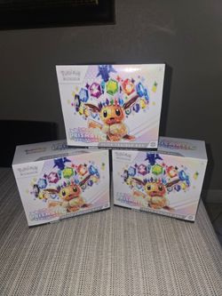 Pokémon Scarlet & Violet Prismatic Evolutions Elite Trainer Box x3