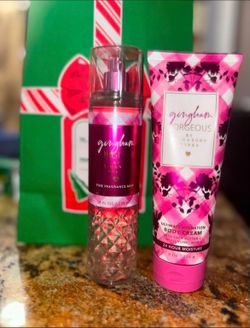 Bath & body works gingham gorgeous set