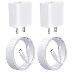 iPad Charger 20W USB C Fast Charger Cable 6.6ft Compatible for 2021/2020/2018 iPad Pro 12.9 Gen 5/4/3, iPad Pro 11 Gen 3/2/1, iPad Air 4,Samsung Galax