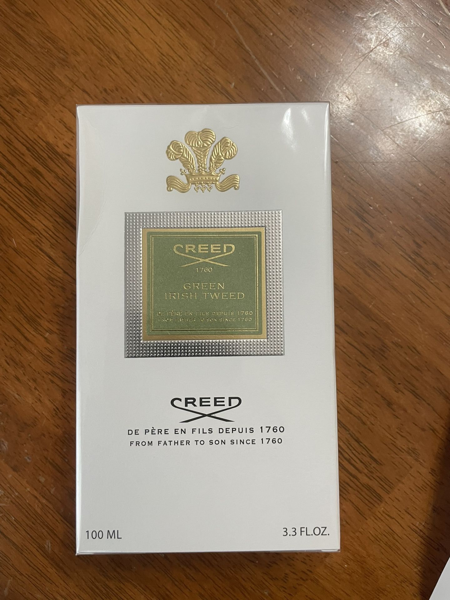 Creed Green Irish Tweed With Receipt