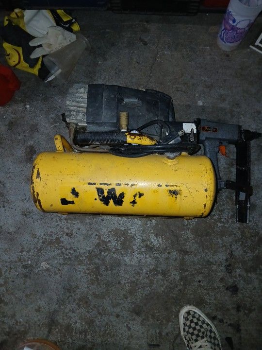 DeWalt Air Compressor And Brad Nailer