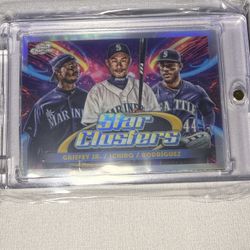⭐ FOR SALE – MARINERS STAR CLUSTERS (GRIFFEY / ICHIRO / JULIO) ⭐