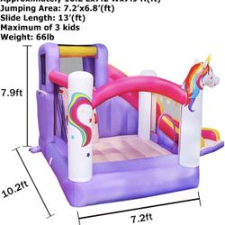 Unicorn Inflatable Jumper 