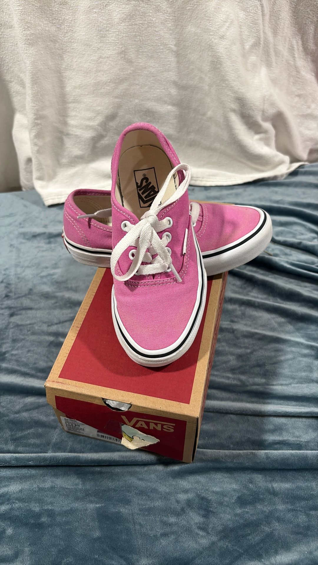 Pink Vans Shoes Size 1.5 In Kids