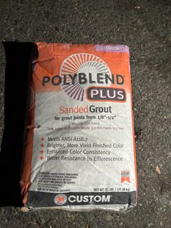 Polyblend Plus Sanded Grout 25 bags
