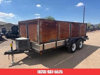 2003 Apache Trailers 14X72 Tandem Axle, Solid Sides, 7K Gvwr, Utility