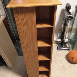 Bookshelf Tower On 360° Swivel Base