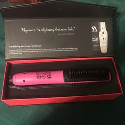 Hot Iron Comb and Brush