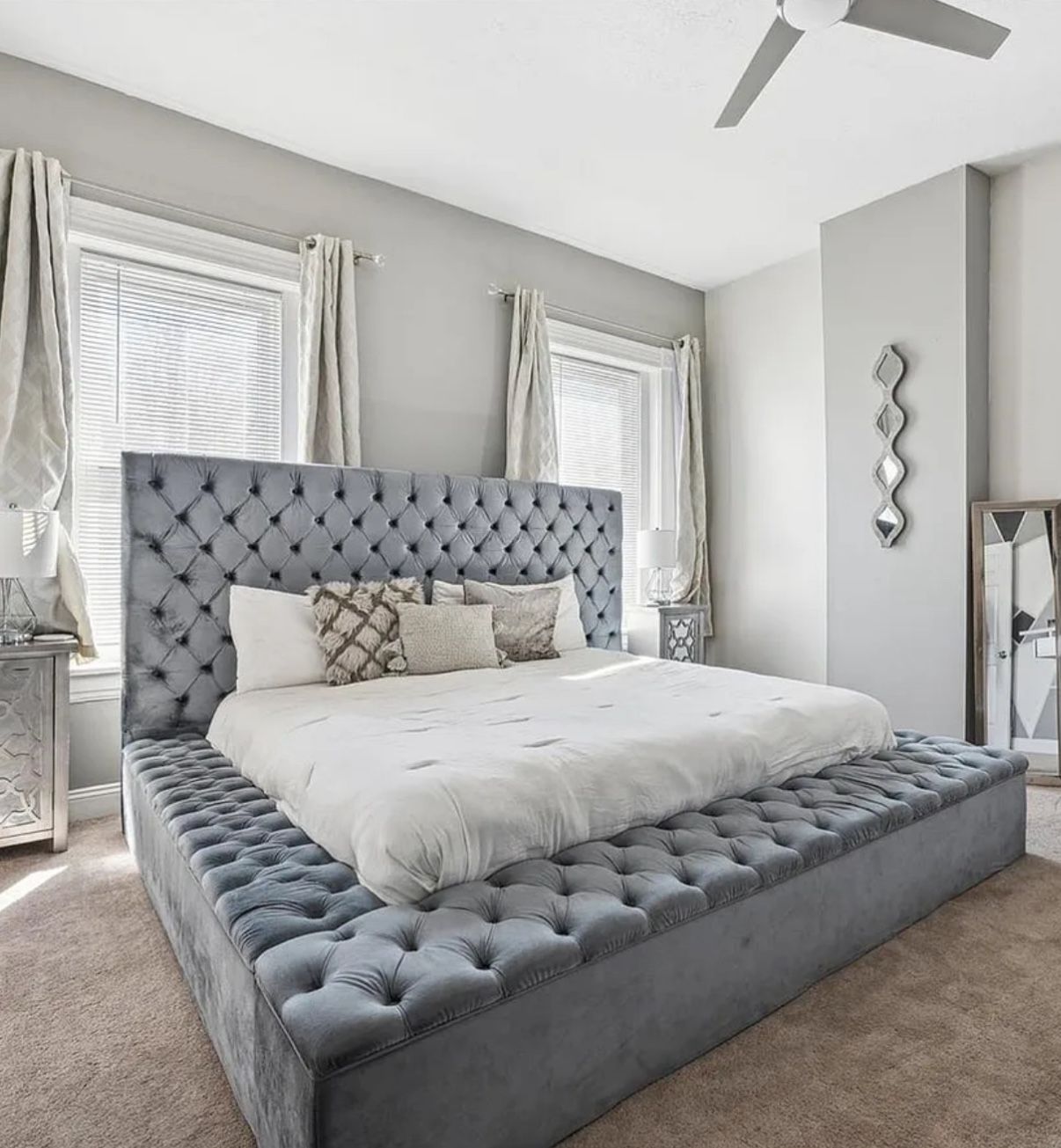 King Size platform bed