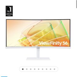 Samsung ViewFinity S6 34” Curved Monitor – Excellent Condition