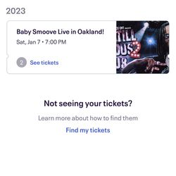 Baby Smoove Tickets 