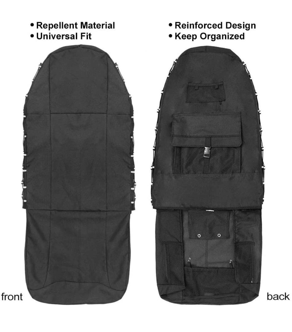 Trunk Seat Cover Black Waterproof