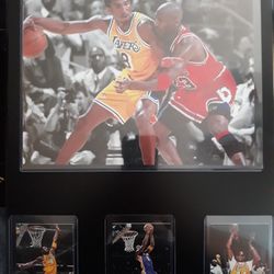 Kobe Bryant Vs Jordan Plaque 