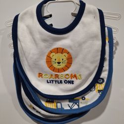 5 Pk Baby Bib 