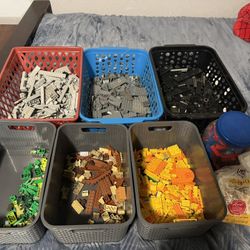 Color-Sorted LEGO Bulk Lot — Clean, Ready to Build