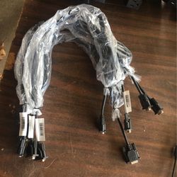 Lot Of 9 Vga Cables