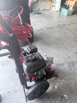 Gas-Powered Pressure Washer with Hose