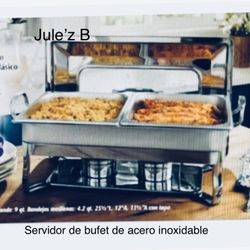 Princess House.  Servidor De Bufet De Acero Inoxidable Nuevo En Su Caja 