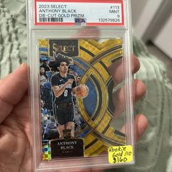 Anthony Black Gold Prizm Rookie Numbered /10