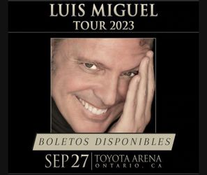 Luís Miguel Tickets 2 Available