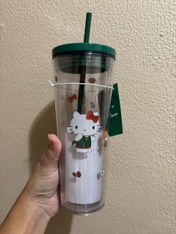 Hello Kitty X Starbucks Gold Cup.