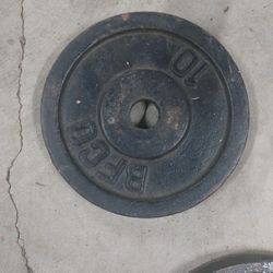  2x 10lb Standard Plate