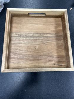 Wooden Serving Tray Set
