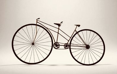 RARE VINTAGE BICYCLE BUILT FOR TWO WALL SCULPTURE BY JERE