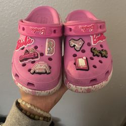 Barbie Crocs Size 11 Children