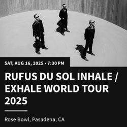 Rufus Du Sol LA Show