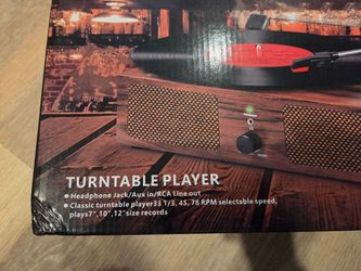 Turntable Record Player