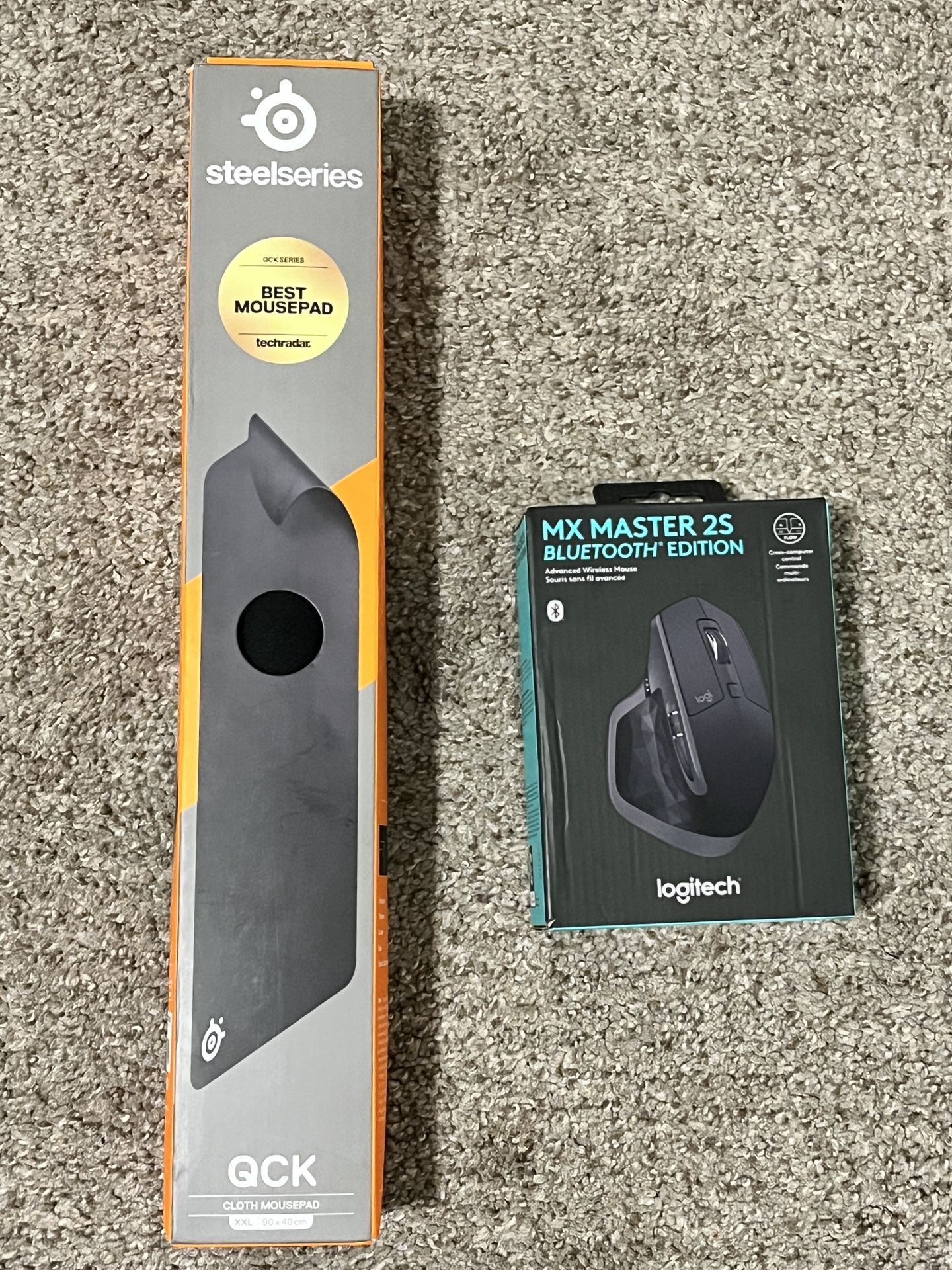 Logitech Bluetooth Mouse And Xxl Mouse Pad