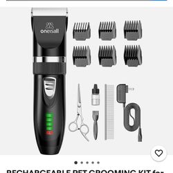 Silent hair clippers for cats and dogs