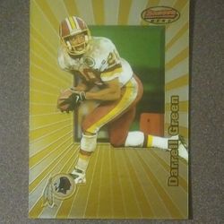 1998 Bowman's Best Refractor Darrell Green #72 Washington Redskins Cornerback Gold Looking Topps Football Vintage Collectible Card NFL