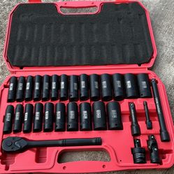 Impact Socket Set 30 Pcs Brand New 