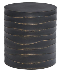 Sunpan Solterra Corey Side Table Black/Brass