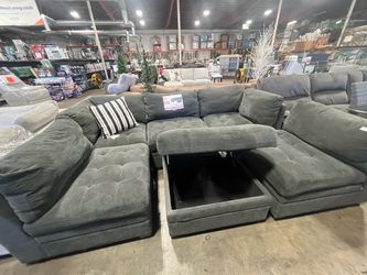 6pc modular sectional sofa Thomasville Tisdale