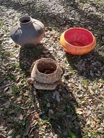 Lot of Vases, Baskets, & Flower Pots