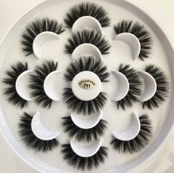 7 Pairs Mink eyelashes