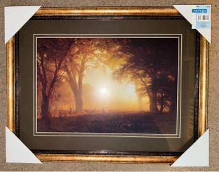 Framed Deer Art Print