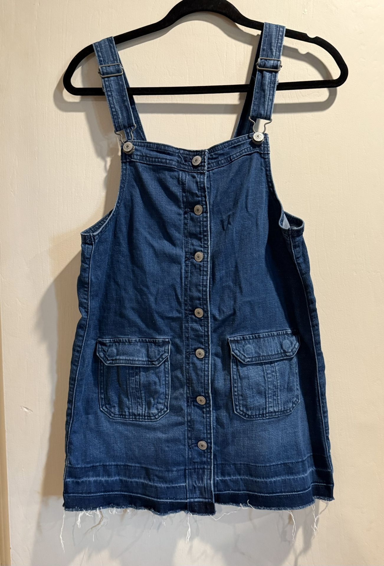 Pre Loved American Eagle Denim Dress Overall