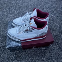 Jordan 3 Cardinal Red