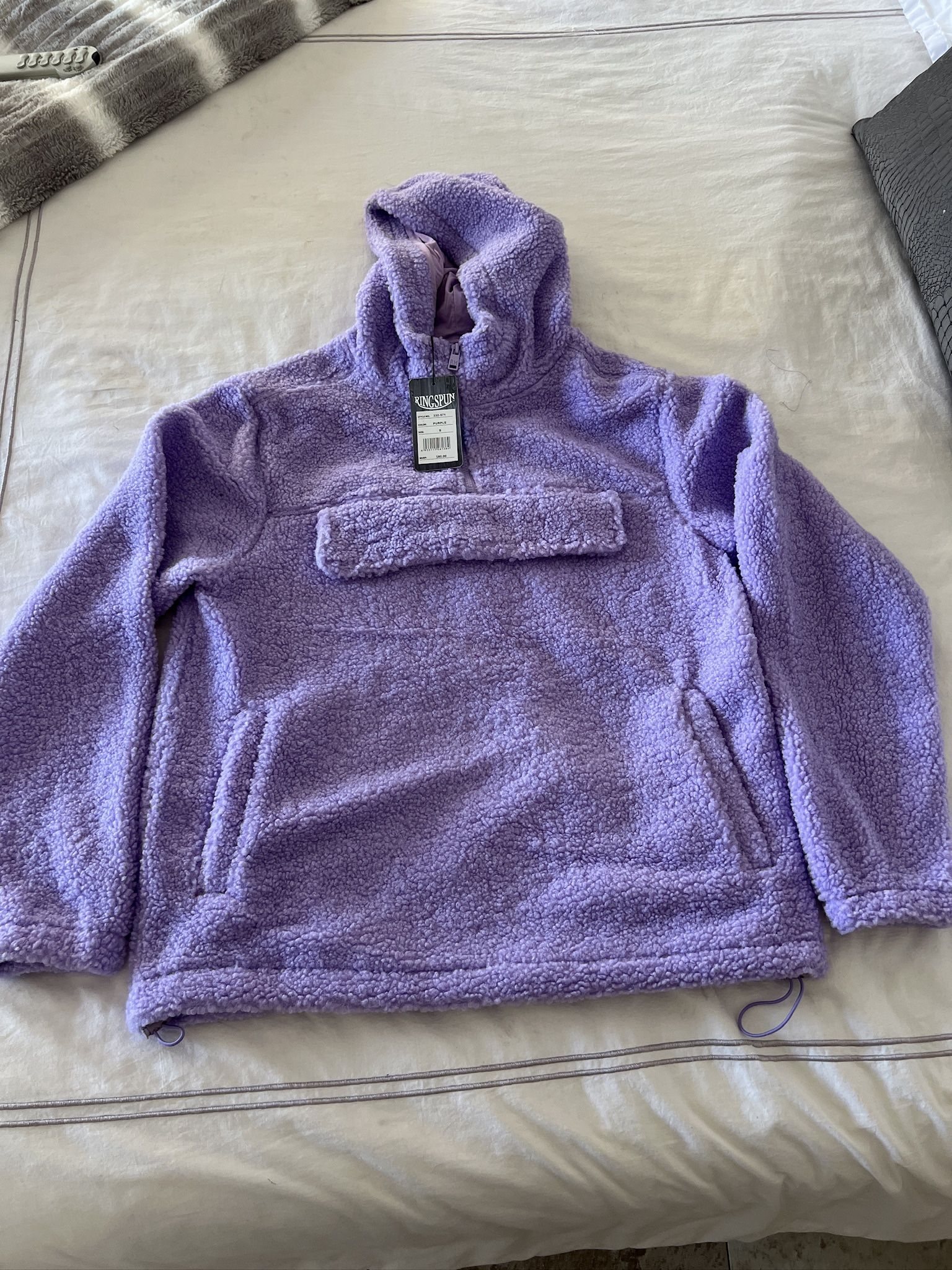 Purple Hoodie - Ringspun