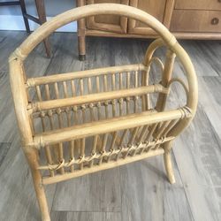 Rattan Magazine Rack/ holder